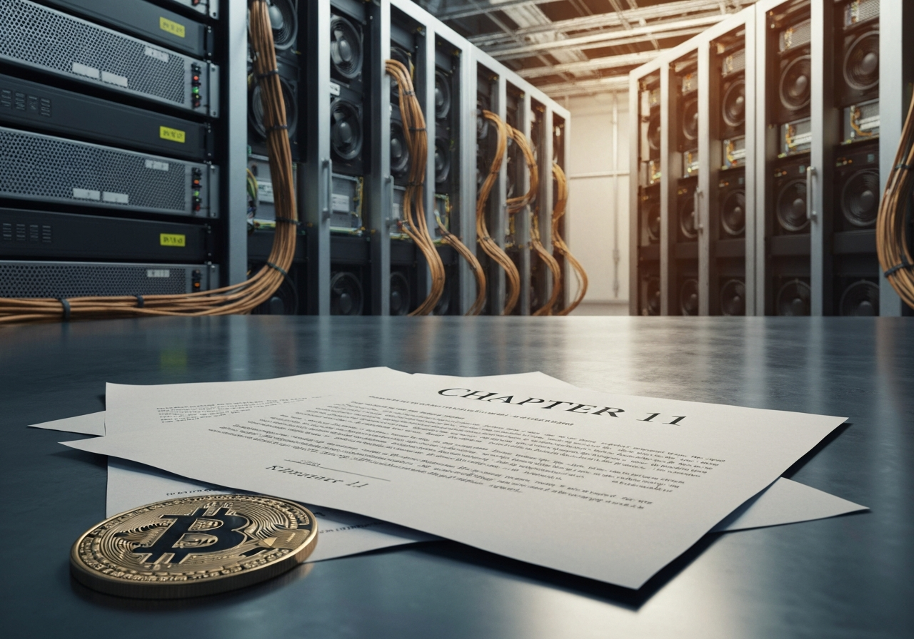 比特幣(BTC)礦池풀人申請Chapter 11破產保護　比特幣挖礦公司加速轉向AI與HPC基礎設施